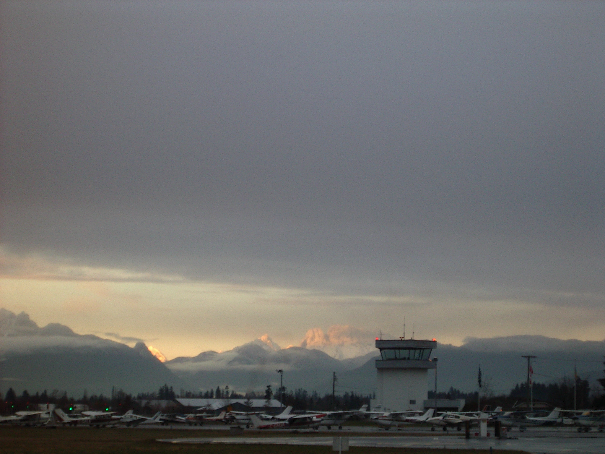 Langley Airport Control Tower.  Langley Flying School.